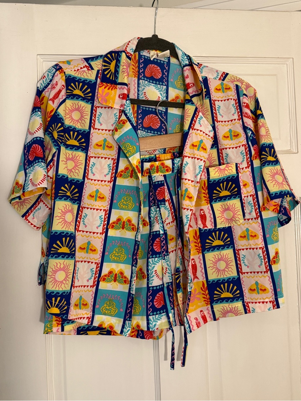 Colorful Cynthia Rowley Two-Piece Lounge Set